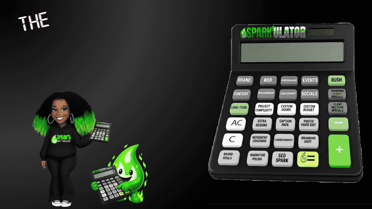 SPARKULATOR Dynamic Website Graphic