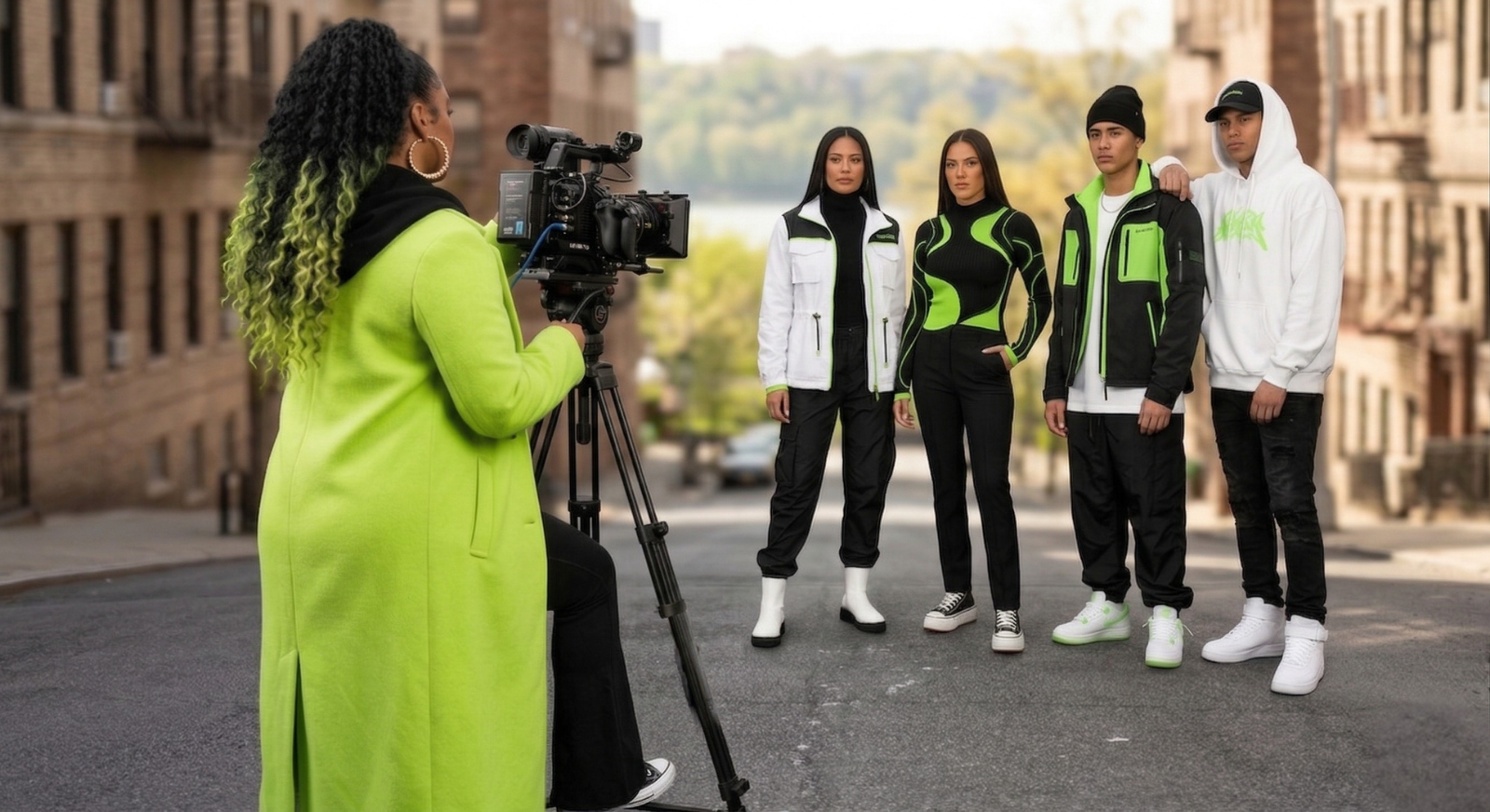 Filming the wideshot