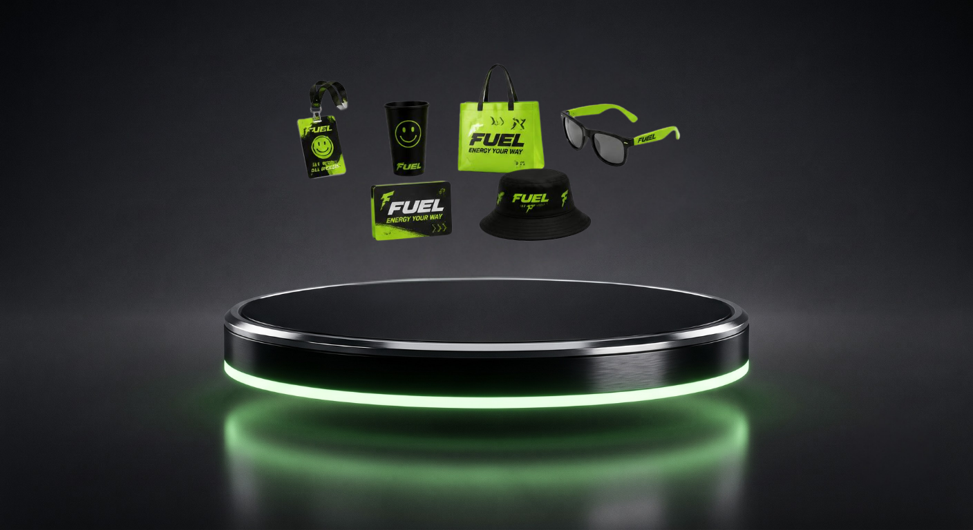 Branded Merchandise custom swag and apparel showcase